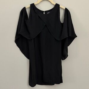 Vince Camuto - Black Cold Shoulder Top - Size S